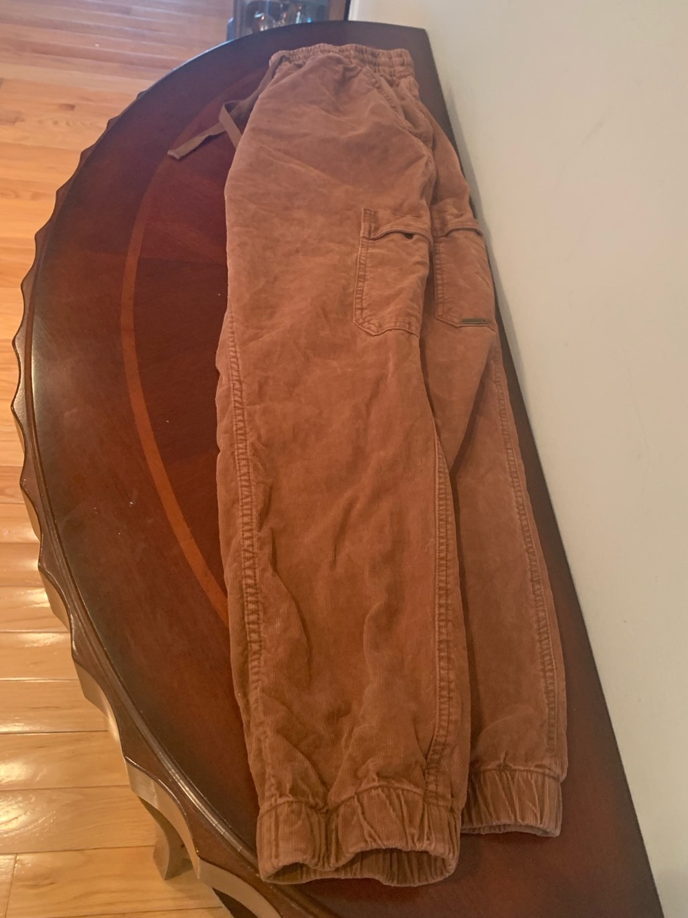 Prana Organic Cotton Brown Corduroy Cargo Pants